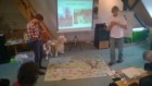 Ukázka Public Relations v Bílých Karpatech. PR v projektu je uchopeno mimo jiné i tvorbou a přednesem výukového programu o loukách pro děti